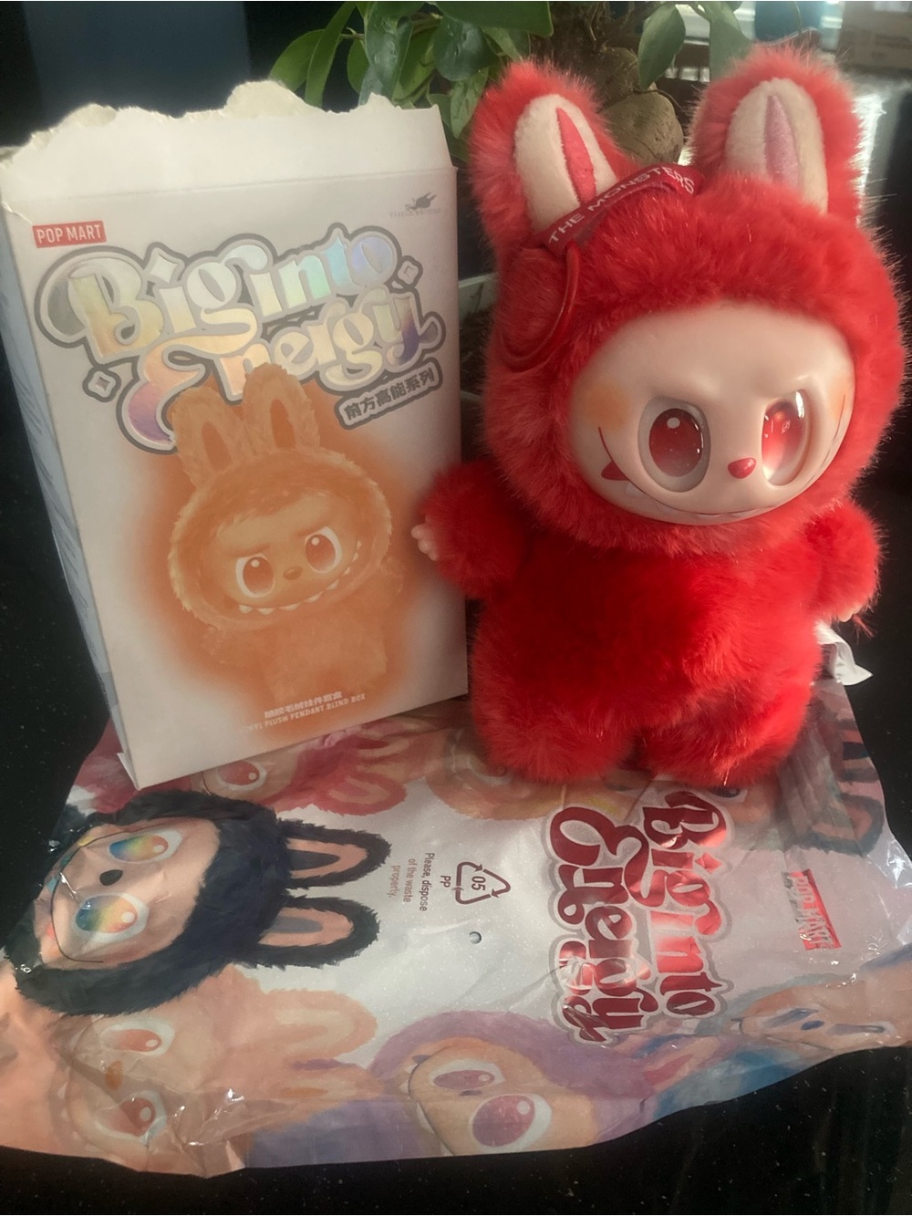 POP MART Labubu Monster Plush Collectible - Big Into Energy Love
